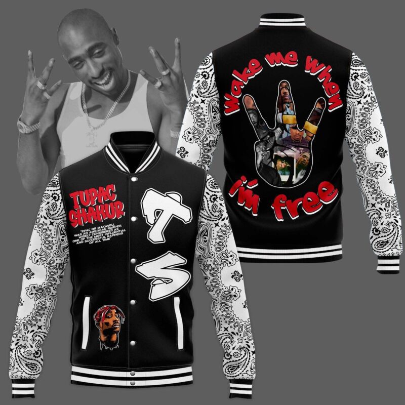 Tupac Shakur Baseball Jacket For Fan CFB1472