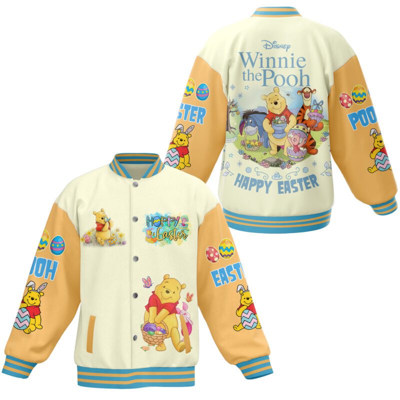 Winnie The Pooh Baseball Jacket For Fan CFB1439