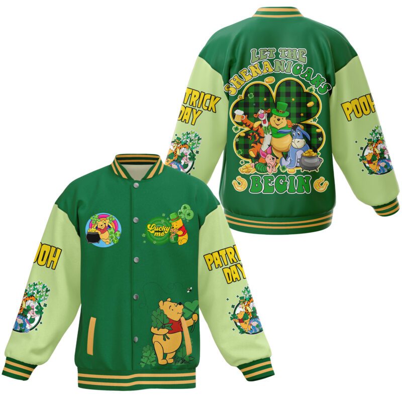 Winnie The Pooh Baseball Jacket For Fan CFB1443