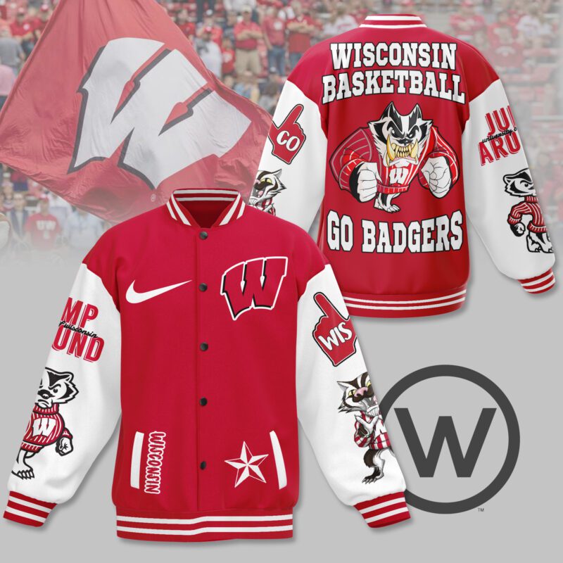 Wisconsin Badgers NCAA Baseball Jacket For Fan CFB1442