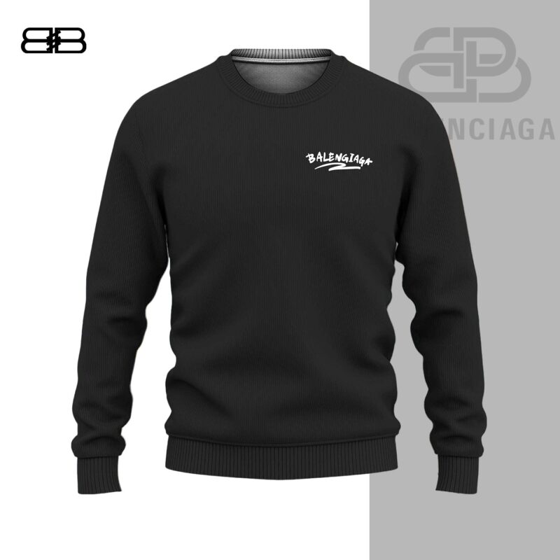 Balenciaga Black Hot Luxury Brand Unisex Sweatshirt Sweater DBC1015