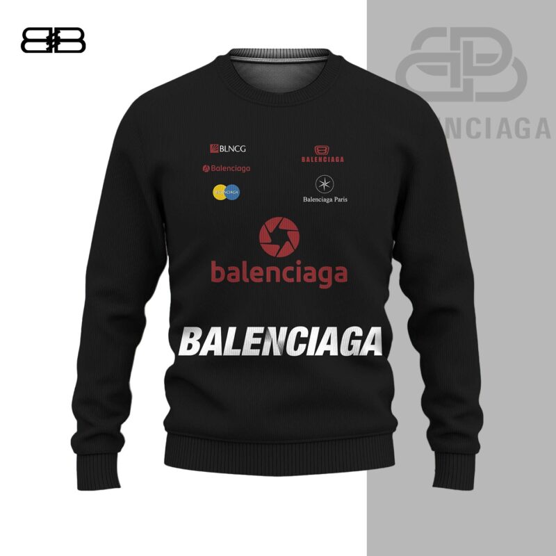 Balenciaga Black Luxury Brand Unisex Premium Sweatshirt Sweater DBC1010