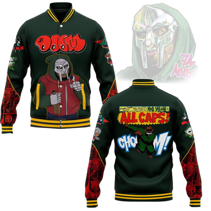 MF Doom Baseball Jacket For Fan CFB1757