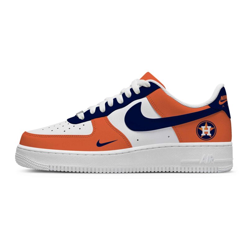 Custom Air Force 1 Low x MLB Houston Astros AF1 Limited Sneakers For Fan TCB1004 1