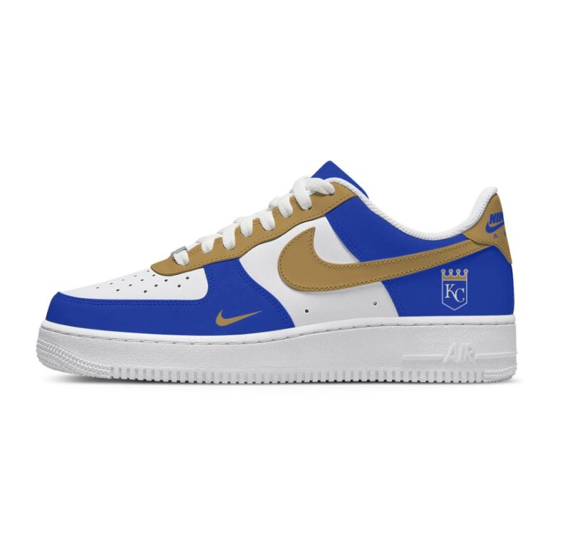 Custom Air Force 1 Low x MLB Kansas City Royals AF1 Limited Sneakers For Fan TCB1025