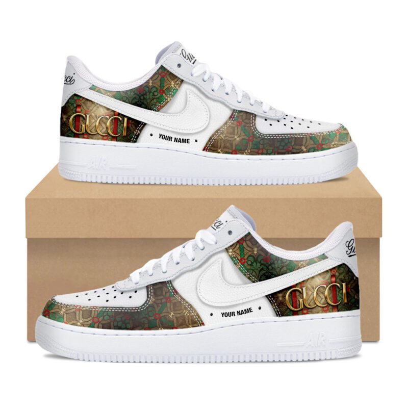 Gucci Classic Pattern Air Force 1 Sneakers Limited AF1 Shoes OAF1053