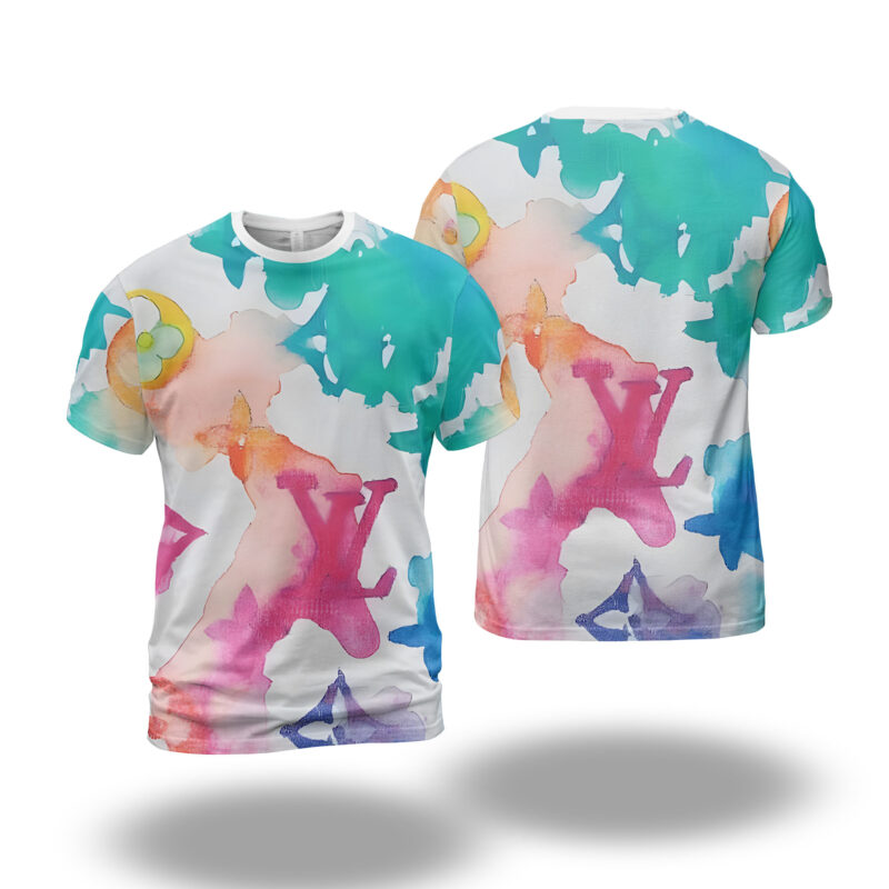 LV Luxury Unisex T-Shirt 3D Tee PTS1170