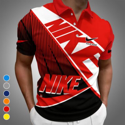 Limited Nike Personalized Polo Shirt Version 2025 - Red HPS1046