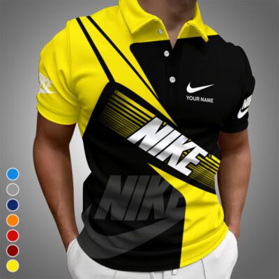 Limited Nike Personalized Polo Shirt Version 2025 - Yellow HPS1022