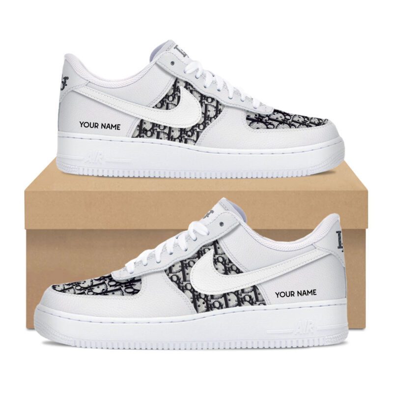 Personalized Christian Dior Luxury Air Force 1 Sneakers Limited AF1 Shoes OAF1005