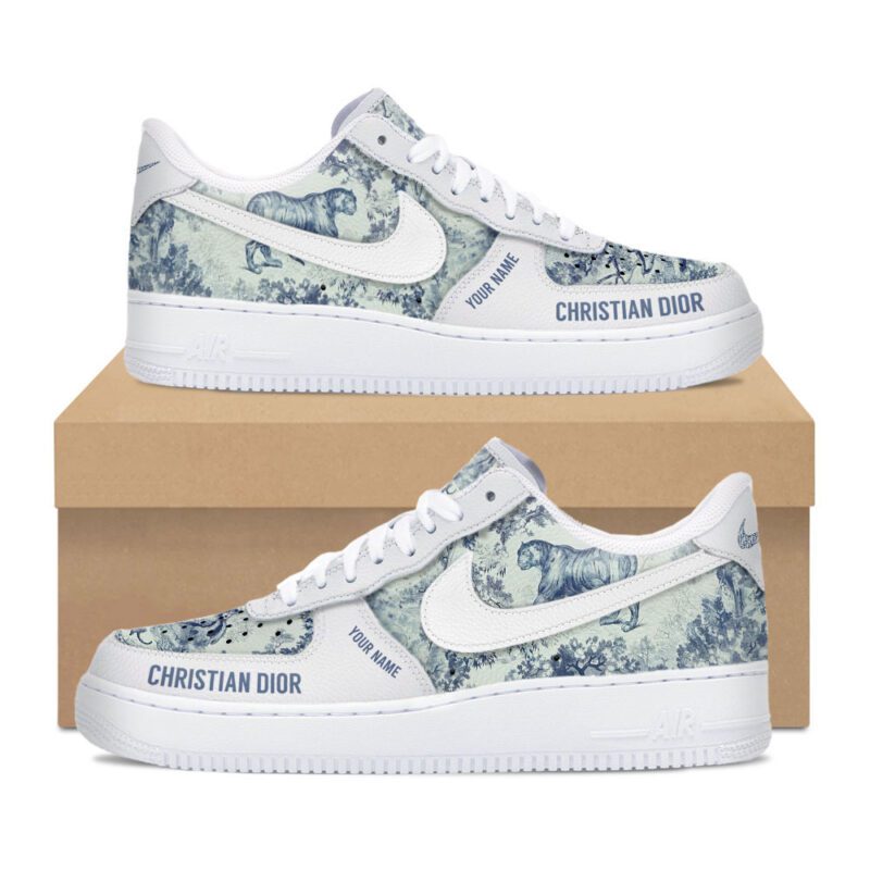 Personalized Christian Dior Luxury Air Force 1 Sneakers Limited AF1 Shoes OAF1008