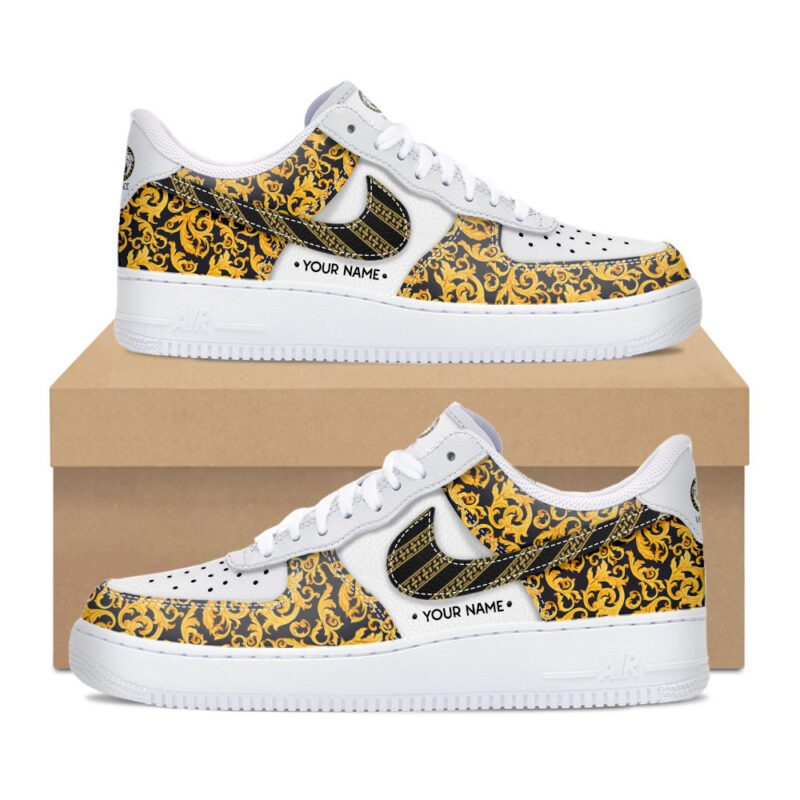 Personalized Versace Luxury Air Force 1 Sneakers Limited AF1 Shoes OAF1020