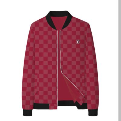 LV Luxury Brand Varsity Zipper Jacket VST1300