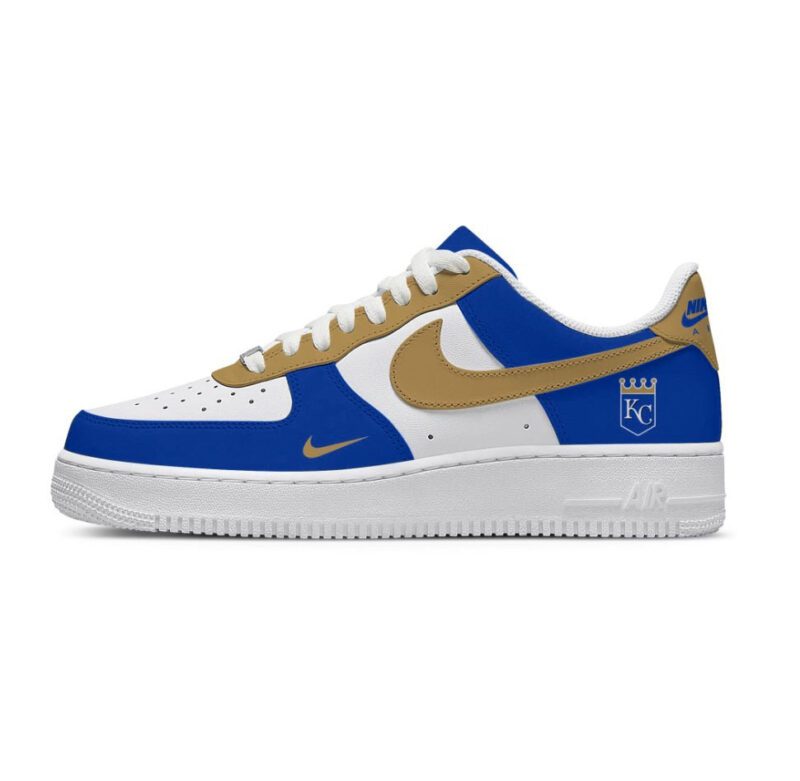 Custom Air Force 1 Low x MLB Kansas City Royals AF1 Limited Sneakers For Fan TCB1025