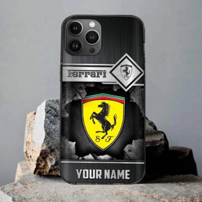 Ferrari Phone Case For SamsungIphone 1 2