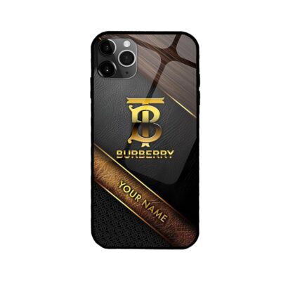 Burberry Leather LV Pattern Luxury Phone Case Iphone Samsung BURH10