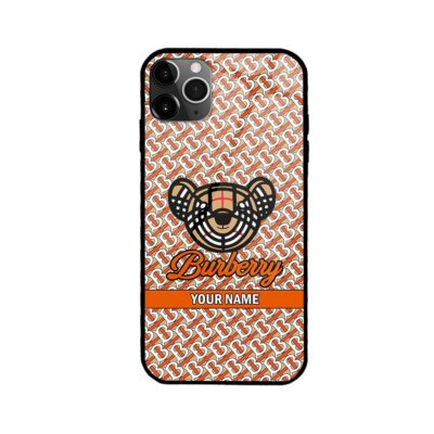 Burberry Logo Pattern Luxury Phone Case Iphone Samsung BURH02
