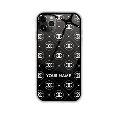 Chanel Circle Logo Black Luxury Phone Case Iphone Samsung CNH07