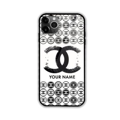 Chanel Circle Logo White Luxury Phone Case Iphone Samsung CNH06