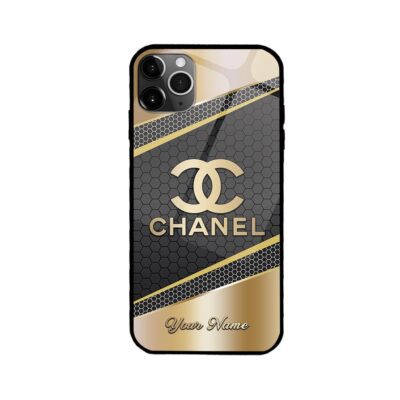 Chanel Gold Hexagon Luxury Phone Case Iphone Samsung CNH08