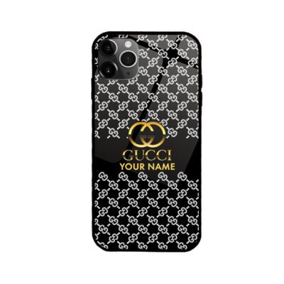 Gucci Black White Pattern Luxury Phone Case Iphone Samsung GUH02
