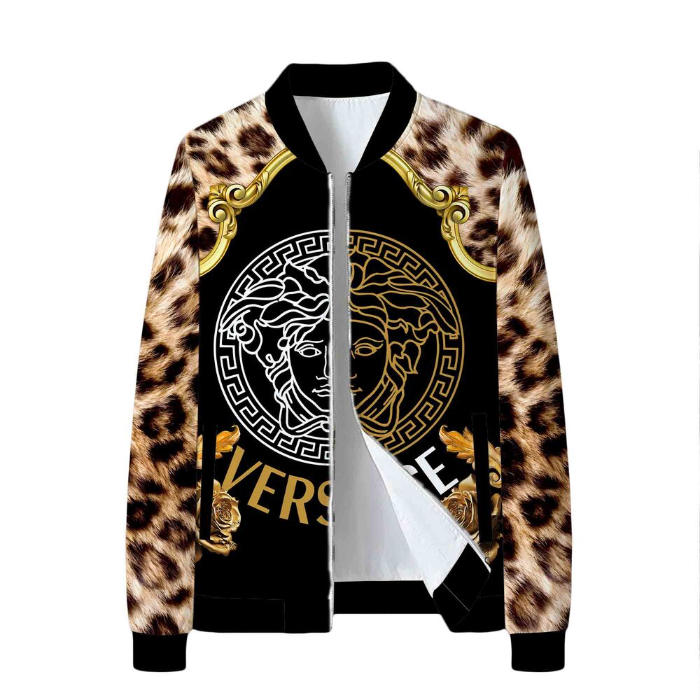 Versace Luxury Brand Varsity Zipper Jacket VST1114 Versace Luxury Brand Varsity Zipper Jacket VST1114