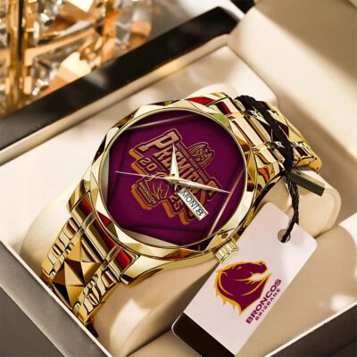 Brisbane Broncos 2025 Premiership Alloy Luxury Quartz Watch