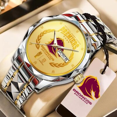 Brisbane Broncos Alloy Luxury Quartz Watch 2