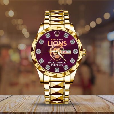Brisbane Lions Alloy Luxury Quartz Watch 2
