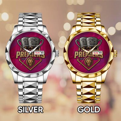 Brisbane Lions Premiers 2025 Alloy Luxury Quartz Watch 2 1