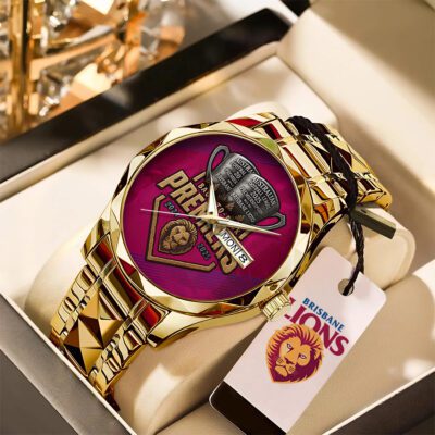 Brisbane Lions Premiers 2025 Alloy Luxury Quartz Watch