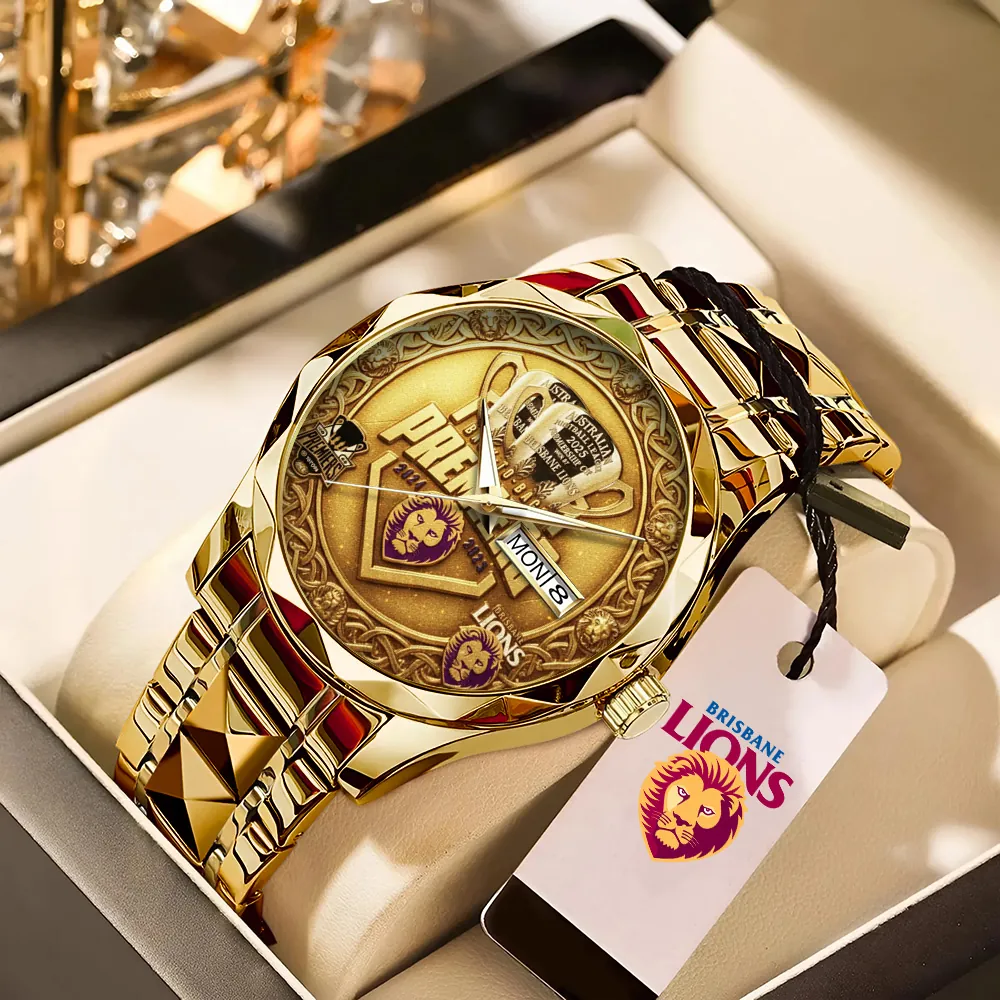 Brisbane Lions Premiers 2025 Alloy Luxury Quartz Watch