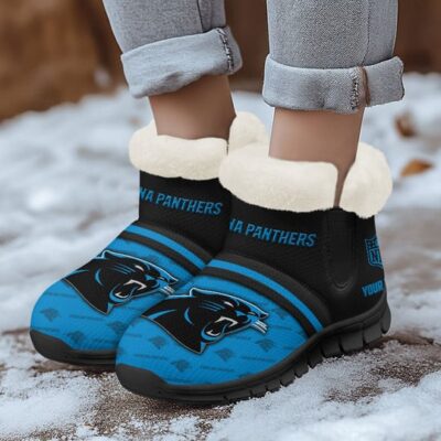 Carolina Panthers Comfy Winter Snow Boots SBA1053