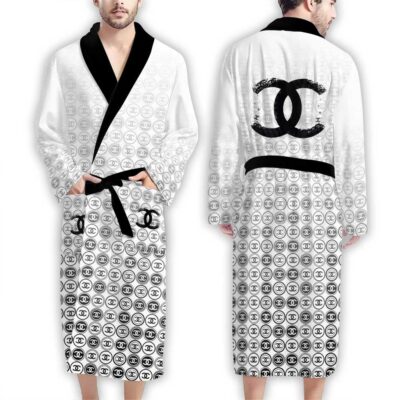 Chanel Circle Logo White Luxury Bathrobe