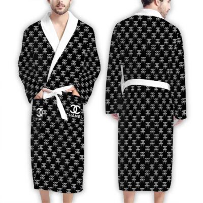 Chanel Dripping Pattern Luxury Bathrobe
