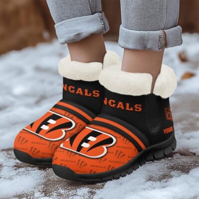 Cincinnati Bengals Comfy Winter Snow Boots SBA1065