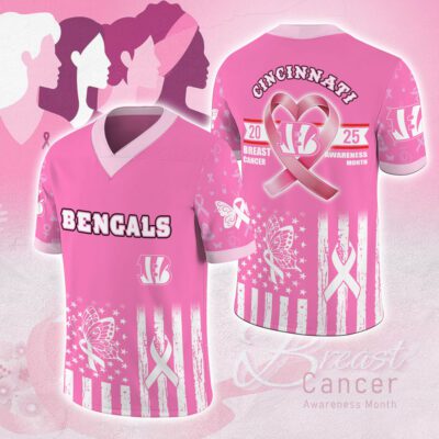 Cincinnati Bengals x Breast Cancer Awareness 2025 Football Jersey