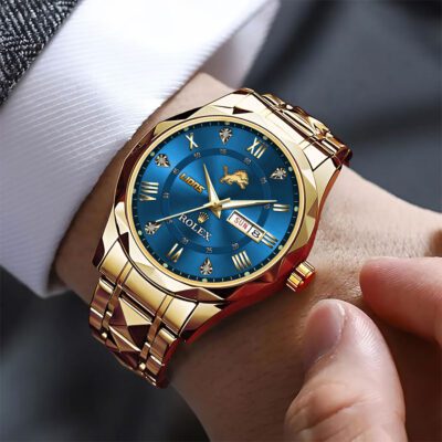 Detroit Lions x Rolex Alloy Luxury Quartz Watch 2
