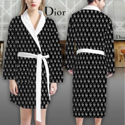 Dior Fashion Pattern Luxury Bathrobe 2