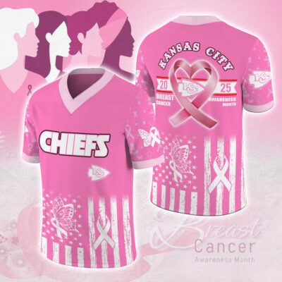 Kansas City Chiefs x Breast Cancer Awareness 2025 Football Jersey