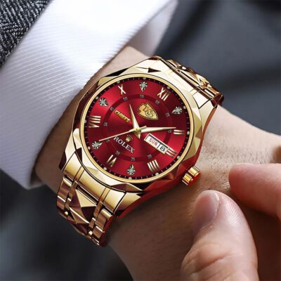 Kansas City Chiefs x Rolex Alloy Luxury Quartz Watch 2