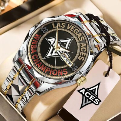 Las Vegas Aces WNBA Champions 2025 Alloy Luxury Quartz Watch