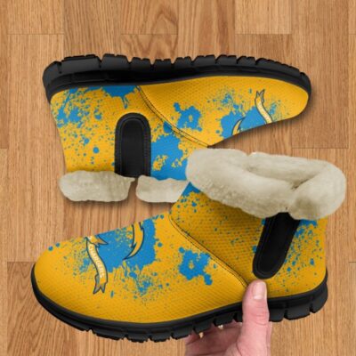 Los Angeles Chargers Comfy Winter Snow Boots SBA1090