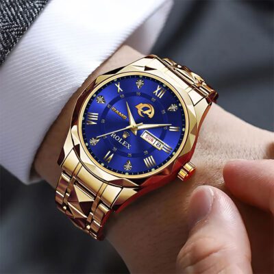 Los Angeles Rams x Rolex Alloy Luxury Quartz Watch 2