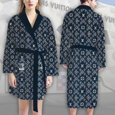 Louis Vuitton 1854 Pattern Luxury Bathrobe 2