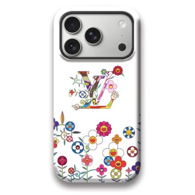 Louis Vuitton LV Flowers Murakami Luxury Phone Case Iphone 17 Series