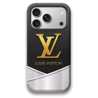 Louis Vuitton LV Golden Metal Luxury Phone Case Iphone 17 Series LIMITED1063