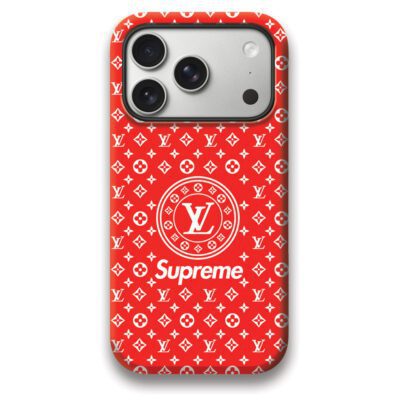 Louis Vuitton LV Supreme Pattern Luxury Phone Case Iphone 17 Series LIMITED1059