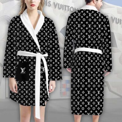 Louis Vuitton Pattern Luxury Bathrobe 2