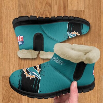 Miami Dolphins Comfy Winter Snow Boots SBA1104